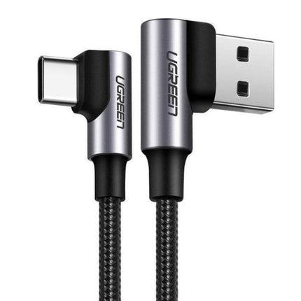 CABLE USB-A ANGULO RECTO A USB-C ANGULO RECTO UGREEN US176 2M 20857