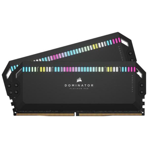 MEMORIA RAM PC 32GB (2X16GB) CORSAIR DOMINATOR PLATINUM RGB DDR5 6000MHZ CL36 1.35V CMT32GX5M2E6000C36