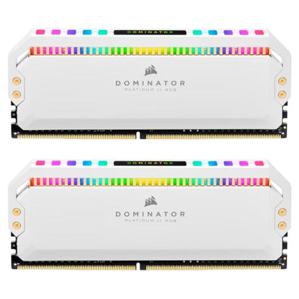 MEMORIA RAM PC 16GB (2×8GB) CORSAIR DOMINATOR PLATINUM RGB DDR4 3600MHz CL18 1.35V RGB CMT16GX4M2C3600C18W
