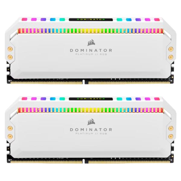 MEMORIA RAM PC 16GB (2×8GB) CORSAIR DOMINATOR PLATINUM RGB DDR4 3600MHz CL18 1.35V RGB CMT16GX4M2C3600C18W