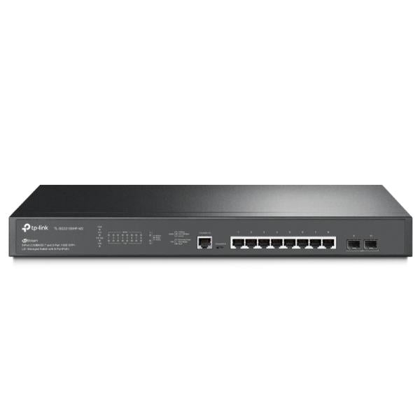 SWITCH TP LINK SG3210XHP-M2(UN) 8 PUERTOS 2.5 GBPS 1 PUERTO RJ45 1 PUERTO MICRO USB Y 2 RANURAS SFP+ 100/1000/2500 MBPS ADMINSITRABLE