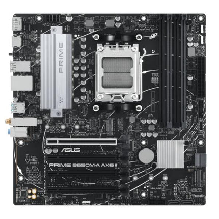 TARJETA MADRE ASUS PRIME B650M-A AX6 II-CSM AM5 MICRO-ATX DDR5 90MB1J90-M0EAYC PLATEADO/NEGRO