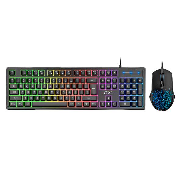 TECLADO Y MOUSE GAMING RGB GENIUS SCORPION KM-GX3 ALAMBRICO USB 31330011401