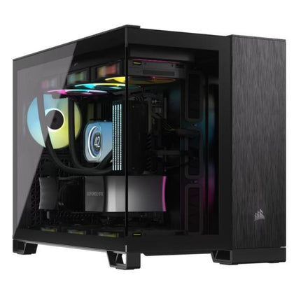 CASE CORSAIR 2500X MID TOWER SIN VENTILACIÓN INCLUIDA CON VIDRIO LATERAL Y MALLA FRONTAL CC-9011287-WW