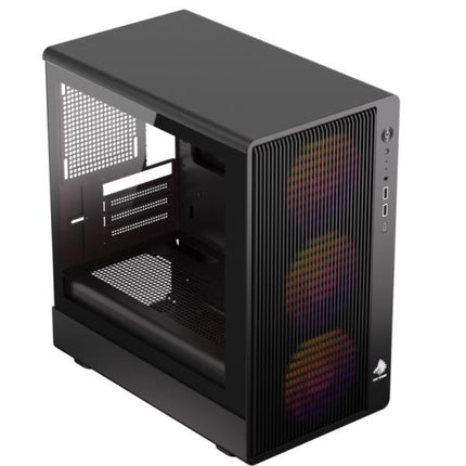 CASE RGB EAGLE WARRIOR CG01AMRA001C MID TOWER VENTILADORES 3 DE 120MM CON VIDRIO LATERAL Y MALLA FRONTAL