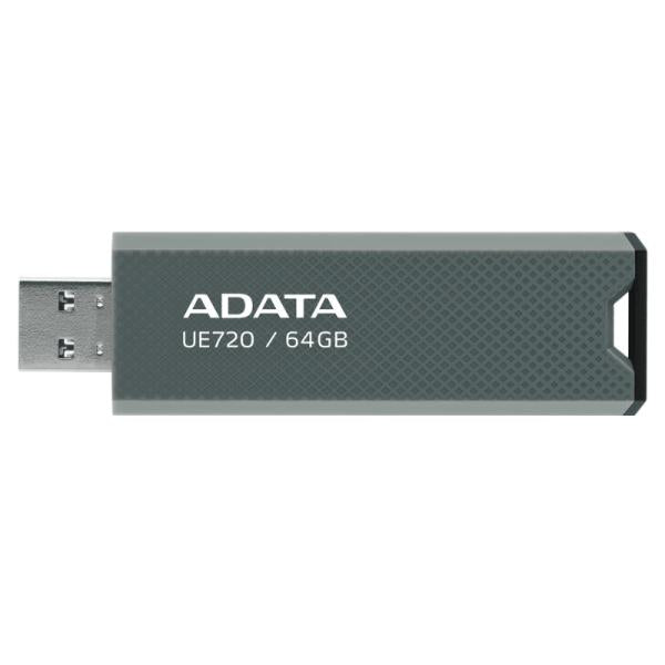 MEMORIA USB 64GB ADATA UE720 USB 3.2 GEN 2 300 / 290 MB/S UE720-64G-CGY/BK