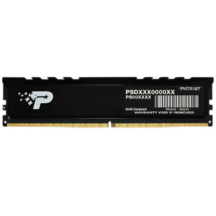 MEMORIA RAM PC 8GB PATRIOT PSP58G520081H1 UDIMM SINGLE 5200MT/S DDR5 CL42 1,1V