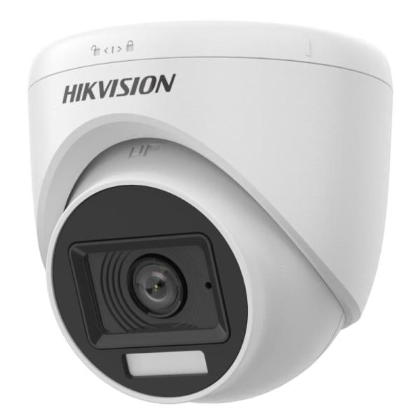 CAMARA TURRET HIKVISION DS-2CE76K0T-EXLPF(2.8MM)(O-STD) 3K SMART HYBRID ALCANCE IR / LUZ BLANCA HASTA 20M 327800548