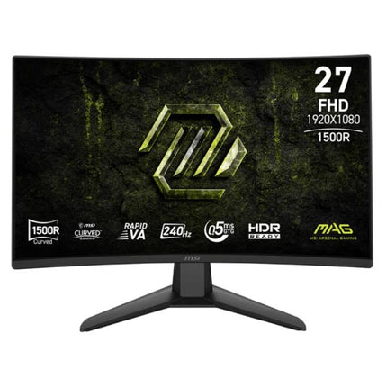 MONITOR GAMING MSI MAG 274CF X24 27" CURVA 1500R 1920X1080 240HZ VA RÁPIDO FREESYNC DISPLAYPORT / HDMI 9S6-3CF51T-004