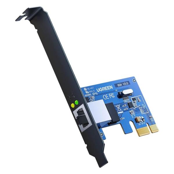 TARJETA DE RED UGREEN GIGABIT PCIE ETHERNET X1 10/100/1000MBPS 30771