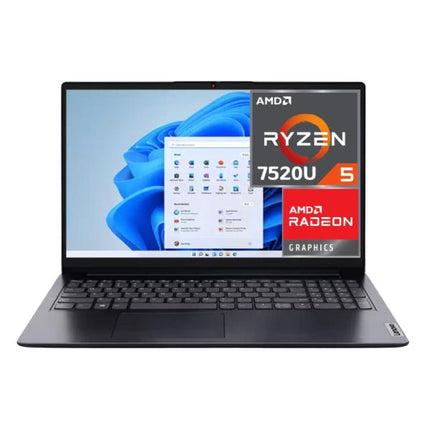 LAPTOP LENOVO IDEAPAD 1 15.6" RYZEN 5-7520U 8GB 256GB INGLÉS WIN 11 82VG00WXUS