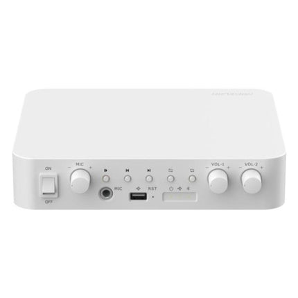 AMPLIFICADOR DE AUDIO DE RED HIKVISION DS-QAE1A80G1-VB(O-STD)/EU (E) 2 ZONAS 80W BLUETOOTH / USB 347000001