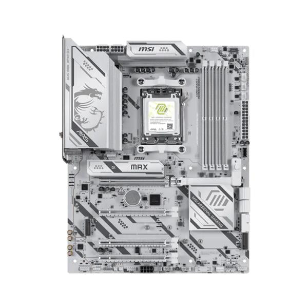 TARJETA MADRE MSI B850 GAMING PLUS MAX WIFI AM5 ATX DDR5 911-7E56-032 BLANCO
