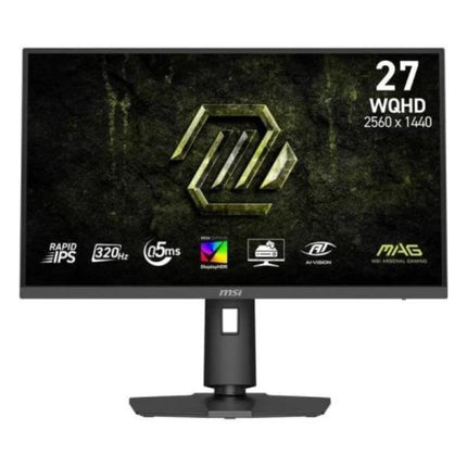 MONITOR GAMING MSI MAG 274QPF X32 27 PULG PLANA 2560 X 1440 320HZ 9S6-3CE49H-076 NEGRO