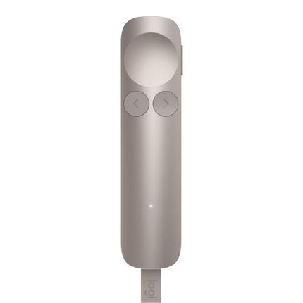 PUNTERO INALAMBRICO LOGITECH SPOTLIGHT 2 BLUETOOTH USB-C 910-007670 BEIGE