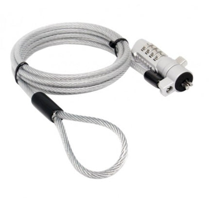 CANDADO DE SEGURIDAD UNNO PARA LAPTOP KL6010SV CON COMBINACION TIPO NOBLE
