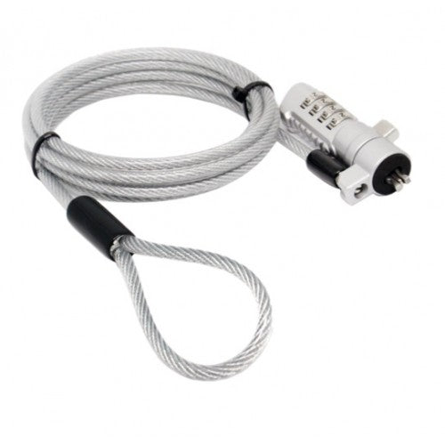 CANDADO DE SEGURIDAD UNNO PARA LAPTOP KL6010SV CON COMBINACION TIPO NOBLE