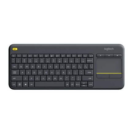 TECLADO LOGITECH K400 PLUS MEMBRANA INALÁMBRICO  BLUETOOTH INGLÉS CON TOUCHPAD INTEGRADO 920-007119