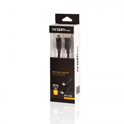CABLE ARGOM USB 3.1 TYPE C A TYPE C 6F/1.8M ARG-CB-0063