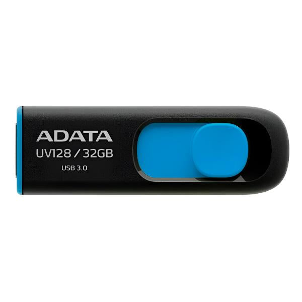 MEMORIA USB 3.2 32GB ADATA BLACK+BLUE AUV128-32G-RBE